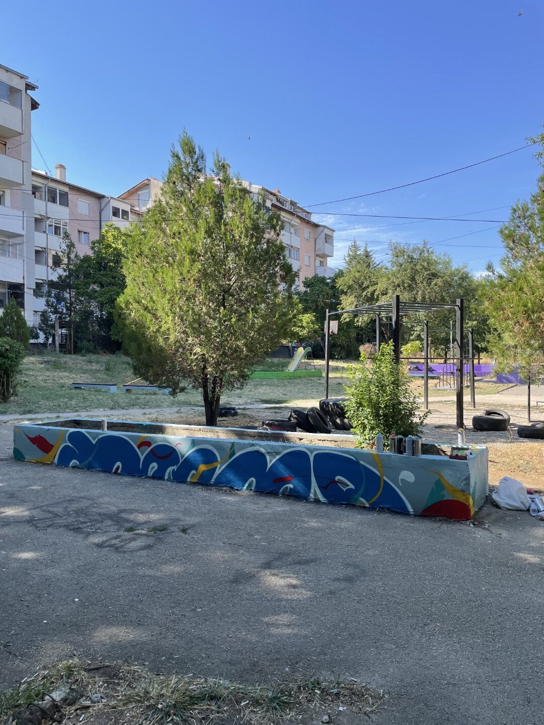 North Macedonia: Adding Color &ndash; Artistic Transformation of the Park Space